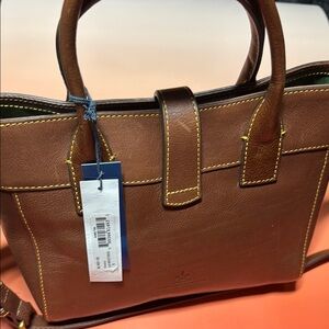 SALE Dooney & Bourke Florentine Amelie Tote Brown Leather Handbag